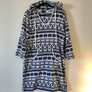 Hooded Fleece Pajamas lounger loungewear homewear